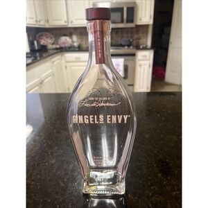 Angels Envy 750ml Empty‎ Bourbon Bottle Whiskey Liquor Collectible Reusable